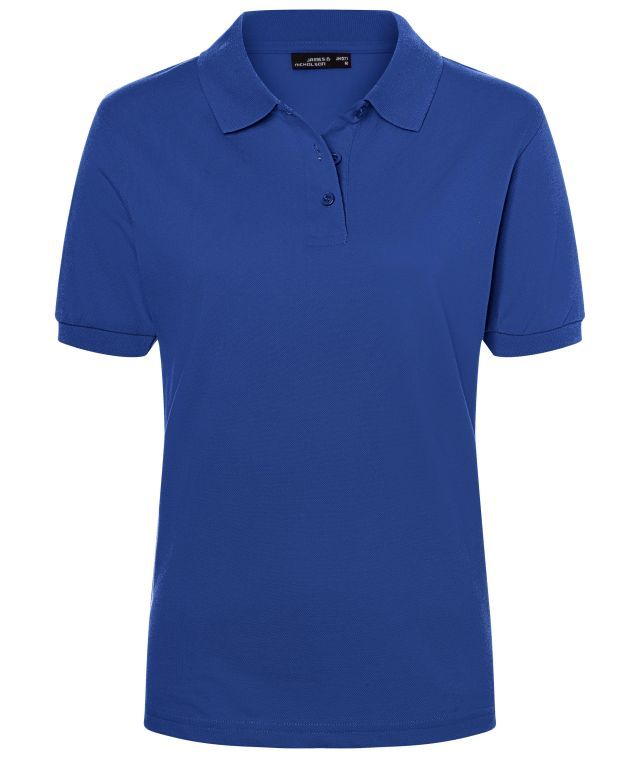 Classic Polo Ladies Hochwertiges Polohemd mit Armbündchen blau, Gr. L