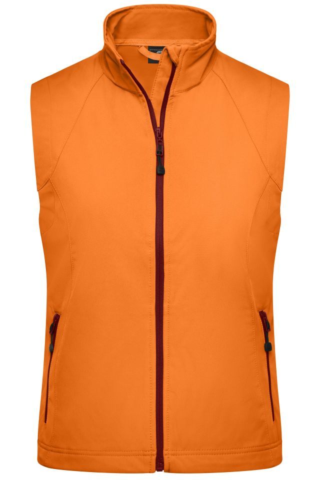 Ladies' Softshell Vest Modische Softshellweste orange, Gr. XL