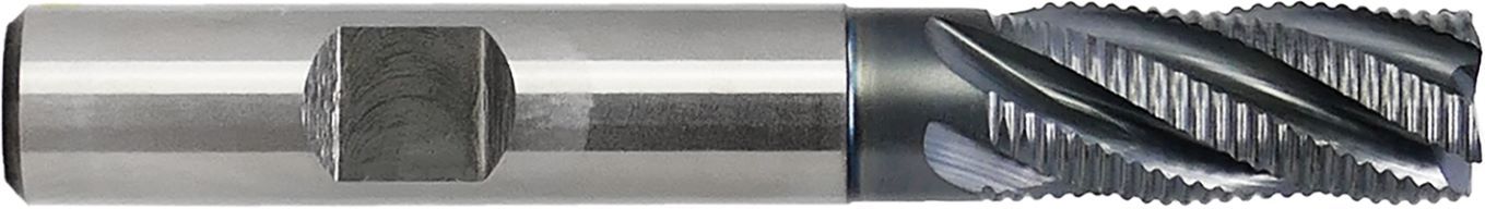 PM-Schruppfräser Ø 10,00 mm, HR, lang, 5Z, ALCRONA