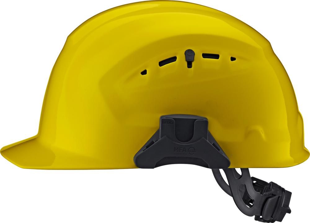 Schutzhelm CrossElectric mit Drehverschluss, gelb