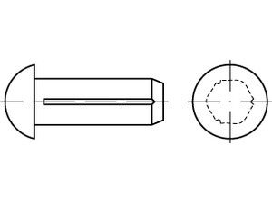 DIN 1476 1.4303 2 x 10 rostfrei A 2 S