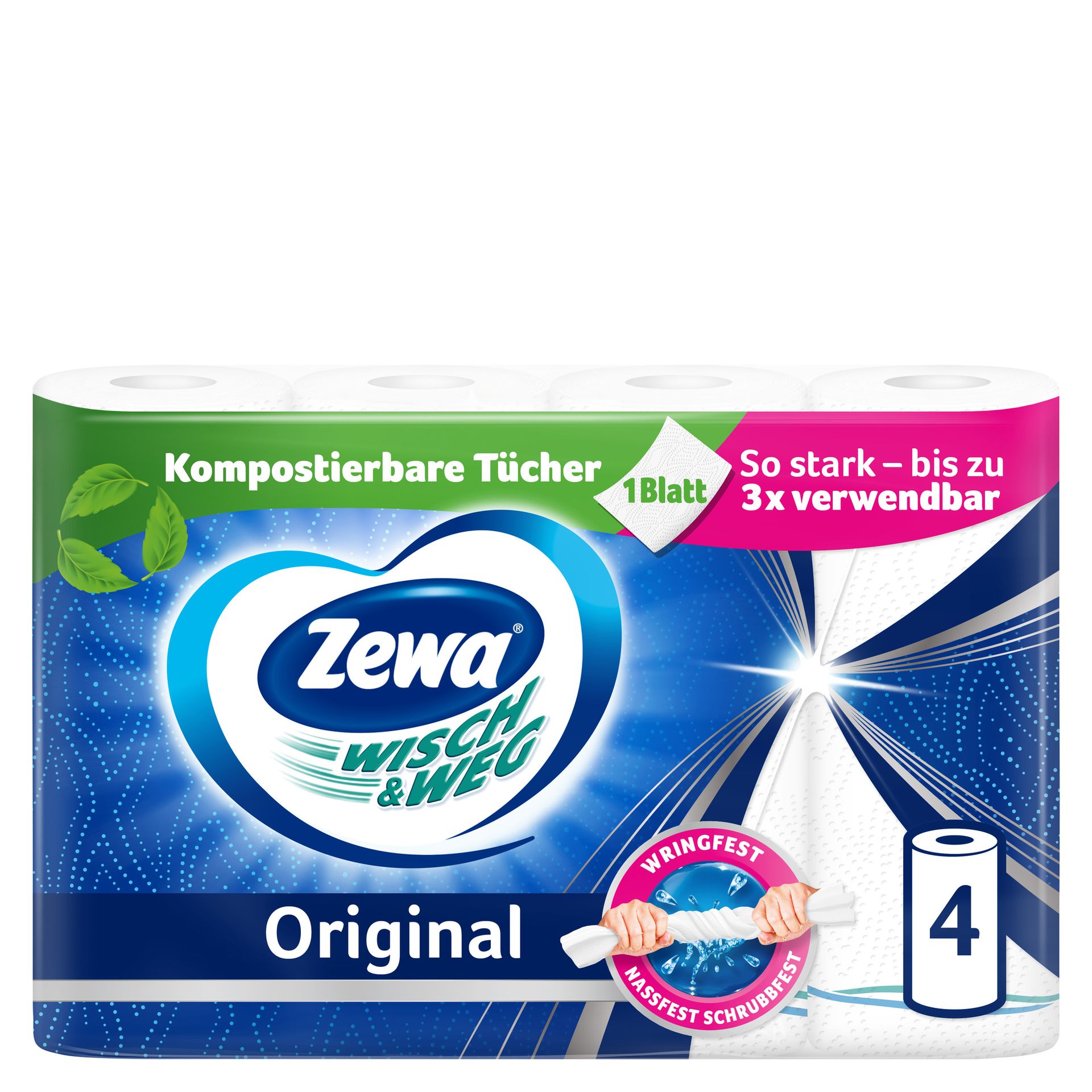 Küchenrolle Wisch&Weg 4St