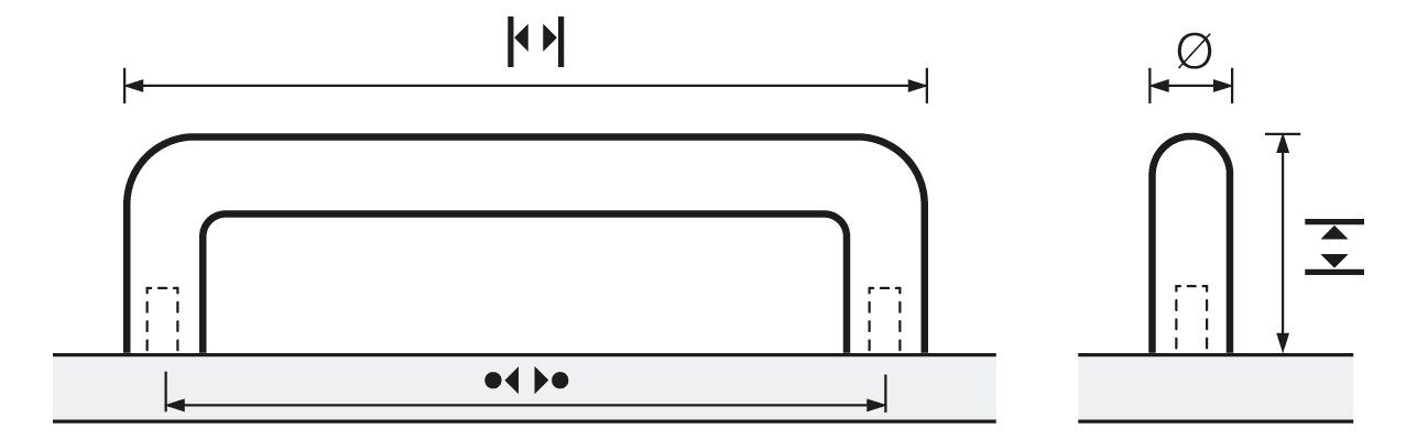 HETTICH Griff Asopus Ø 10 mm