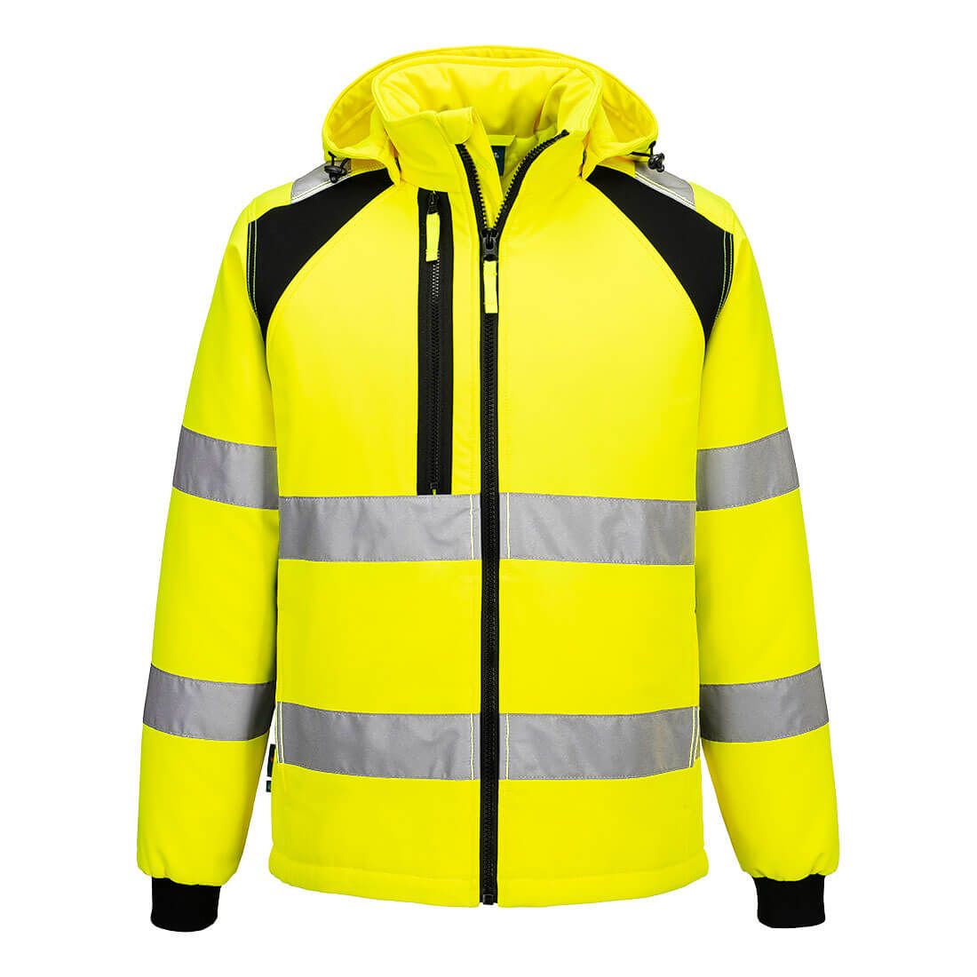Portwest WX2 Warnschutz-Softshelljacke, Gelb, Gr. 2XL