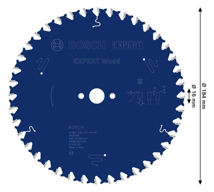 BOSCH HM-Kreissägeblatt, positiv