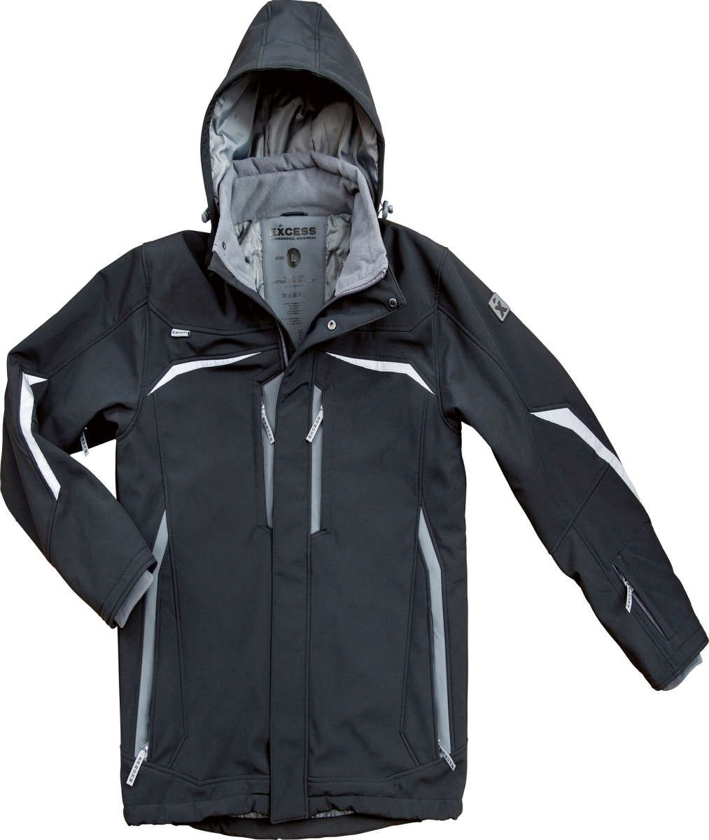 Soft-Shell Winterjacke, Gr.XL,Allrounder,black/grExcess