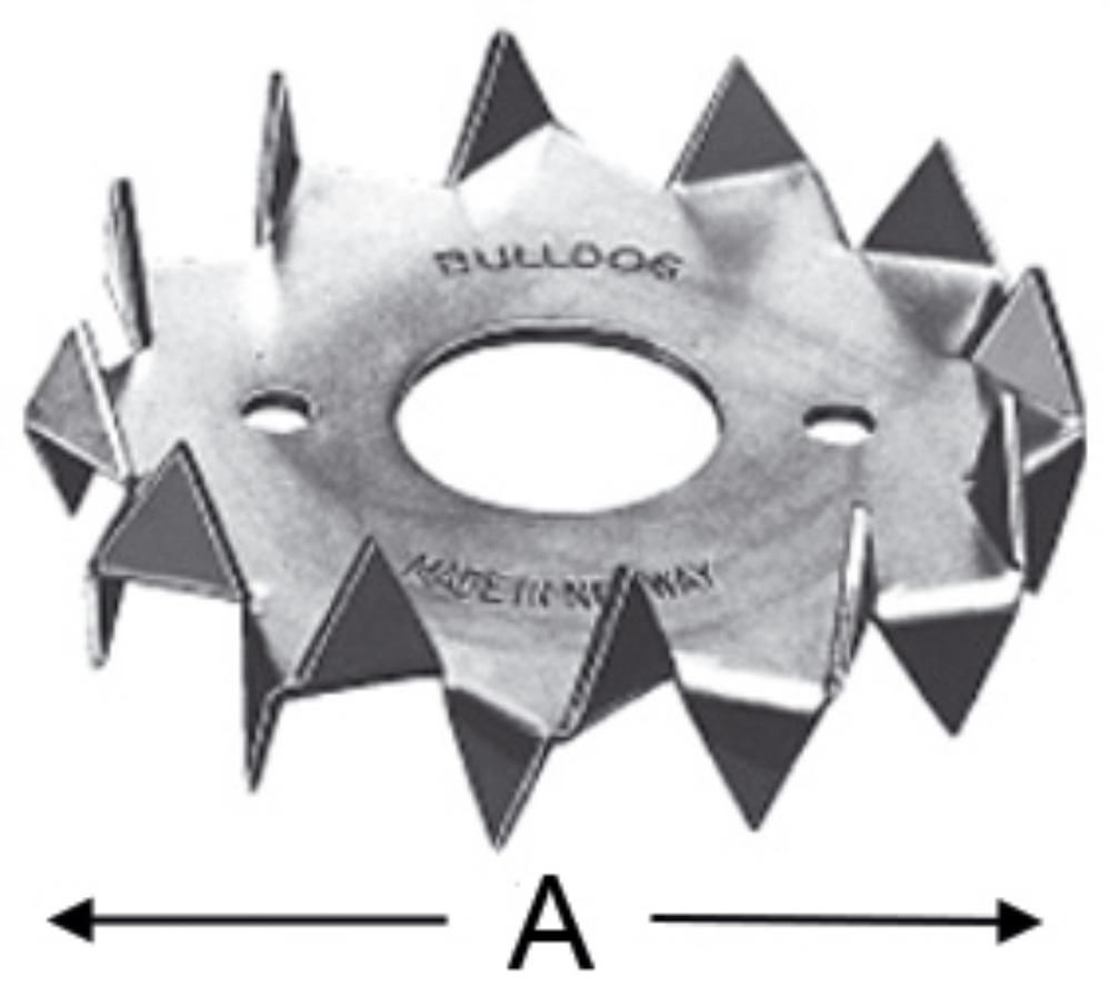 Bulldog-Einpressdübel, "Typ: C"