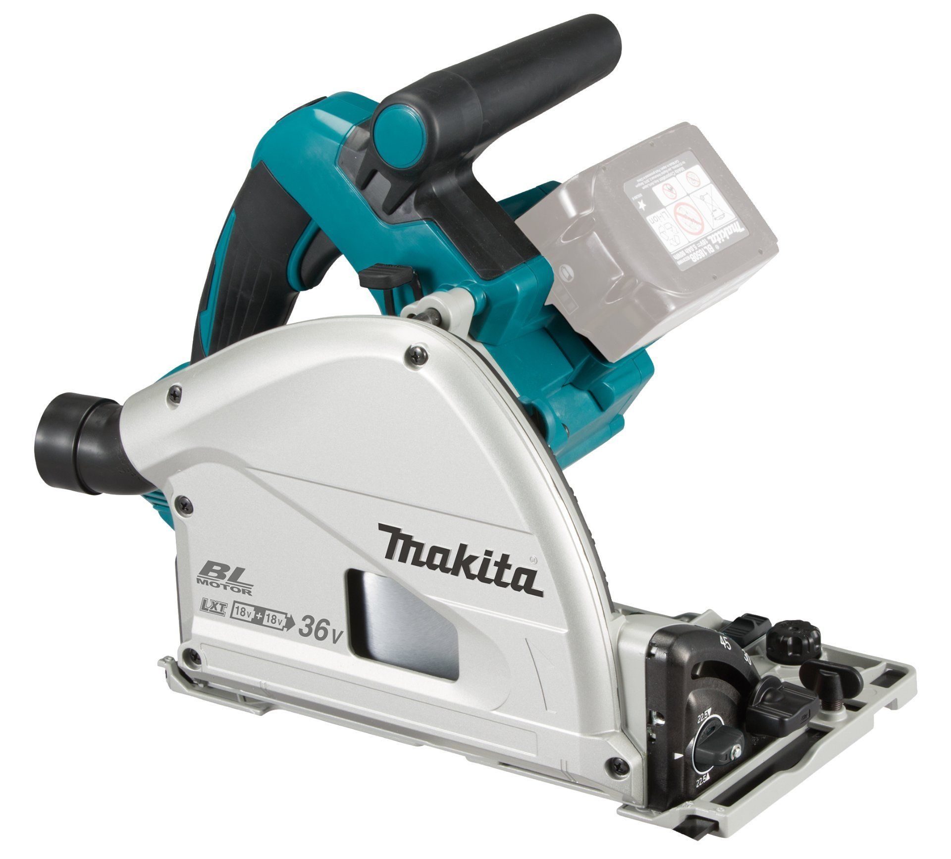 Makita Akku-Tauchsäge DSP600ZJ 56mm 2x18V
