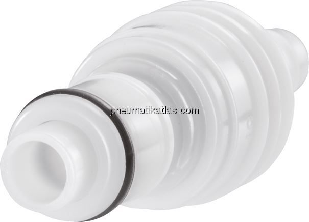 Winkel-Kupplungsstecker (AP) mit Schlauchtülle, POM