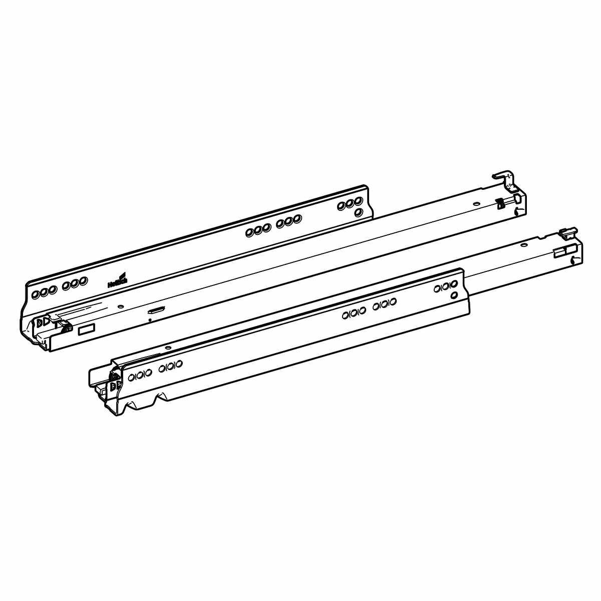 Vollauszug Actro YOU  XS (10 kg),  350 mm,  lin