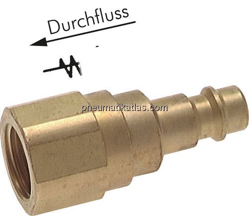 Kupplungsstecker (NW7,2) G 1/8"(IG) mit Rückschlagventil