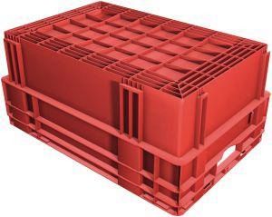 Drehstapelbehälter DTK 600x400x270 mm rot LA-KA-PE