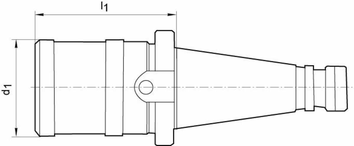 Gewindeschnellwechsel- Futter M14-33 SK40 FORTIS