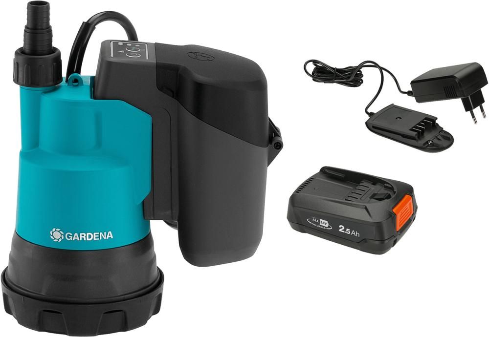 Akku-Klarwass.-Tauchpumpe2000/2 18V P4A Ready-To-Use Set