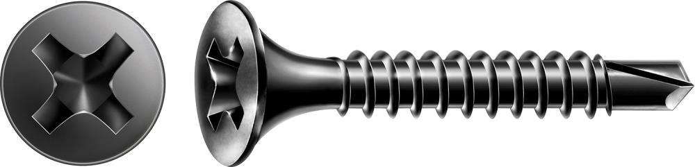 GIX-D TROMPETENKOPF 3,5 x 25 H2 BOHRSPITZE PHOSPH MAGAZINIERT