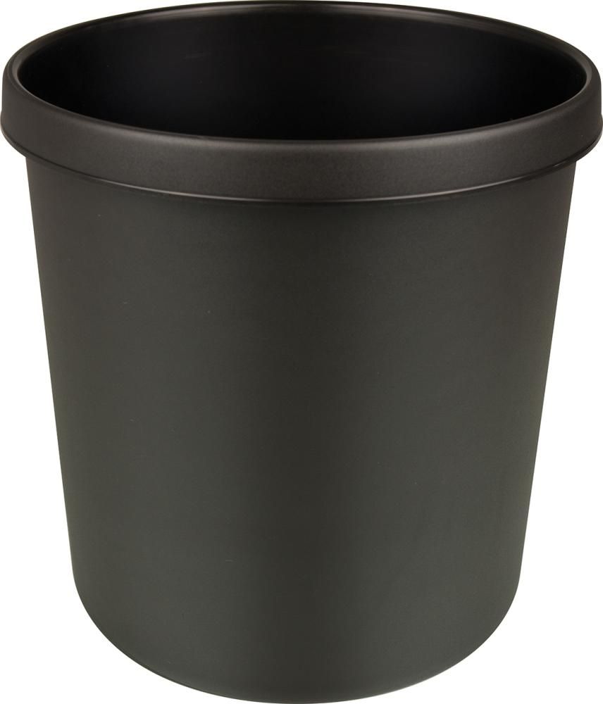 Papierkorb 18 l schwarz schwer entflammb.helit
