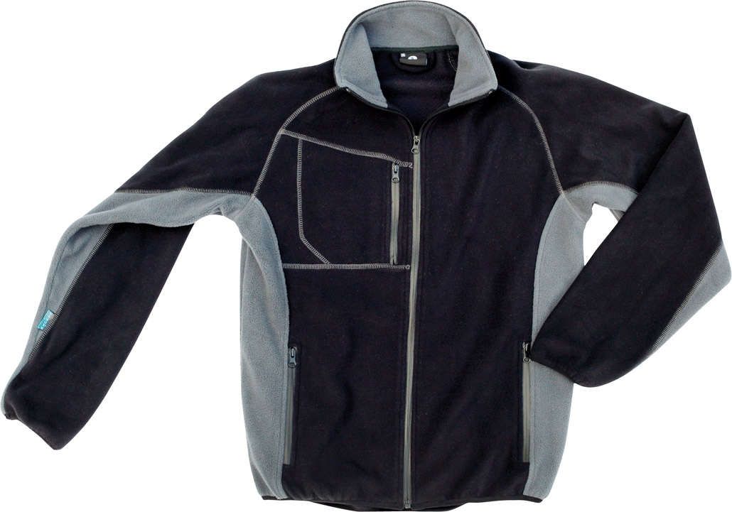 Fleecejacke Champ, Gr.2XL, schw./grau Excess