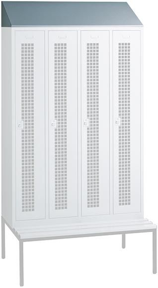 Schrägdachaufsatz H230mm für Serie Classic für 1-Teiler Abteilbreite 300 mm