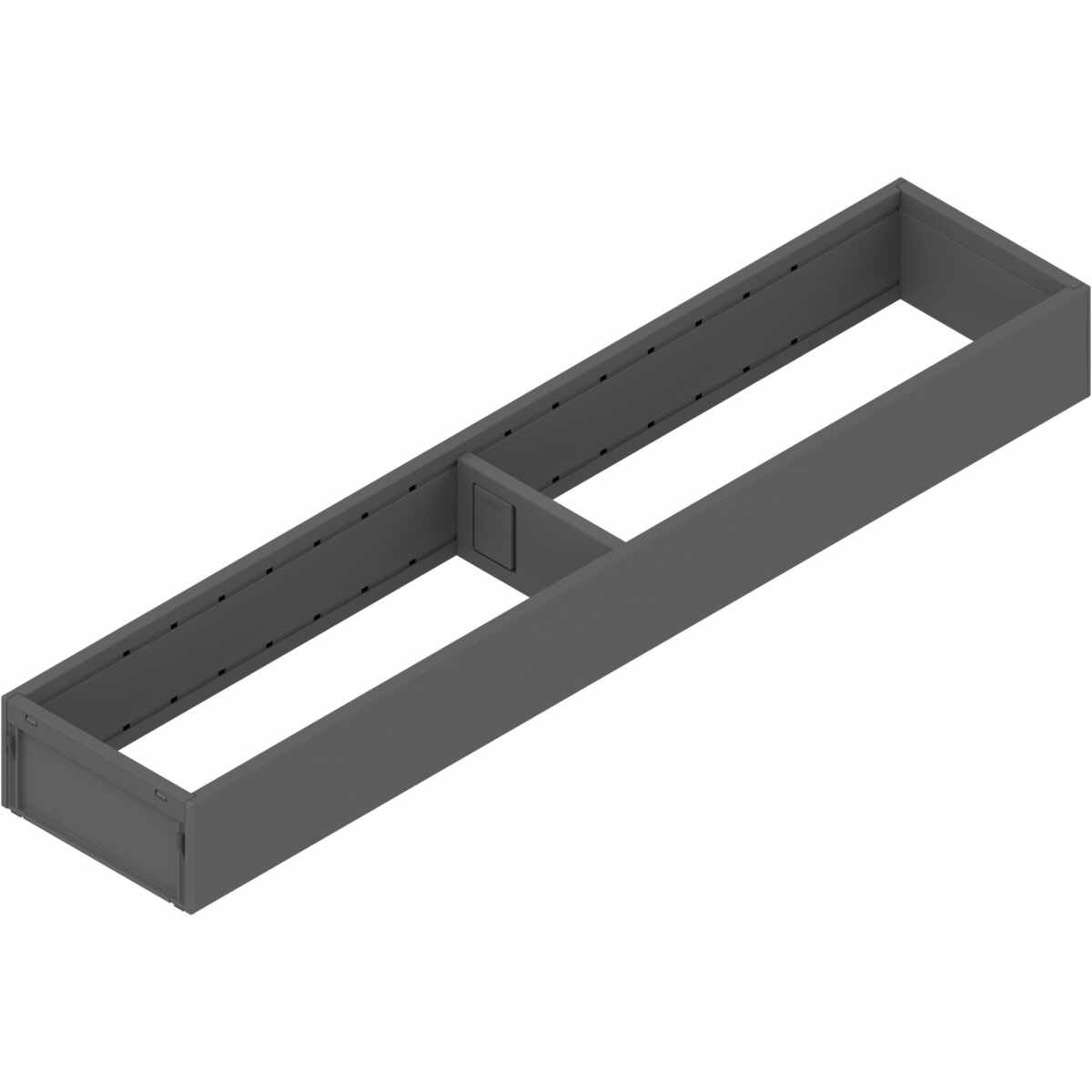 AMBIA-LINE Rahmen, für LEGRABOX/MERIVOBOX Schubkasten, Stahl, NL=500 mm, Breite=100 mm, oriongrau matt