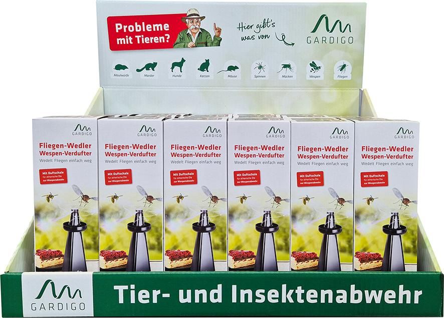 Display Fliegenwedler / Wespenverdufter 24-teilig
