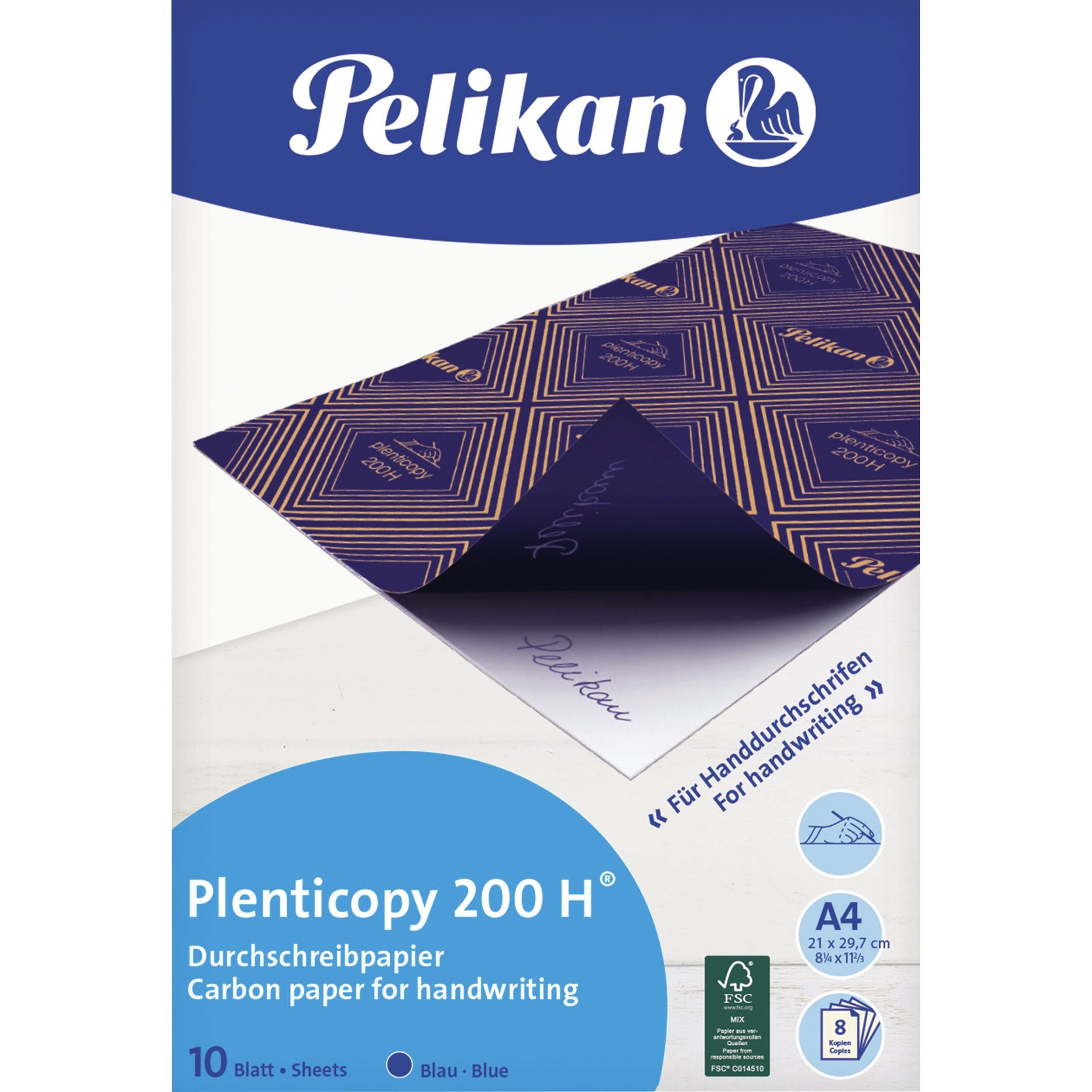 Durchschreibpapier plentico 200H 60g/qm 10 Bl./Pack.