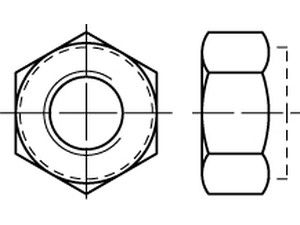 ISO 10512 10 M 24 x 2 galv. verzinkt gal Zn S