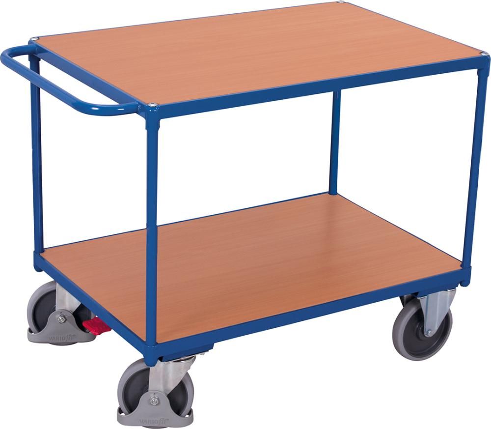Tischwagen 500 kg 1000x700 mm 2 Böden VarioFit