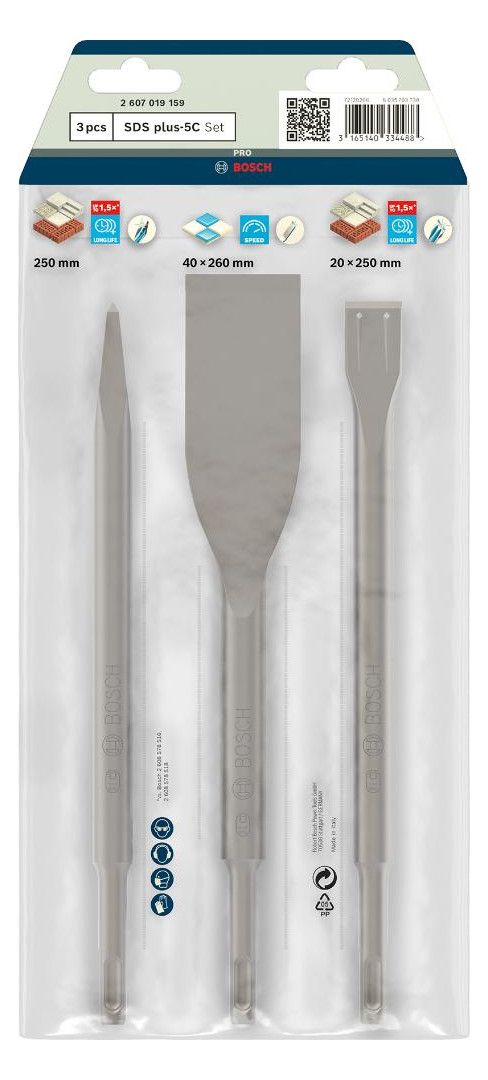 BOSCH Meisselsatz: SDS-plus