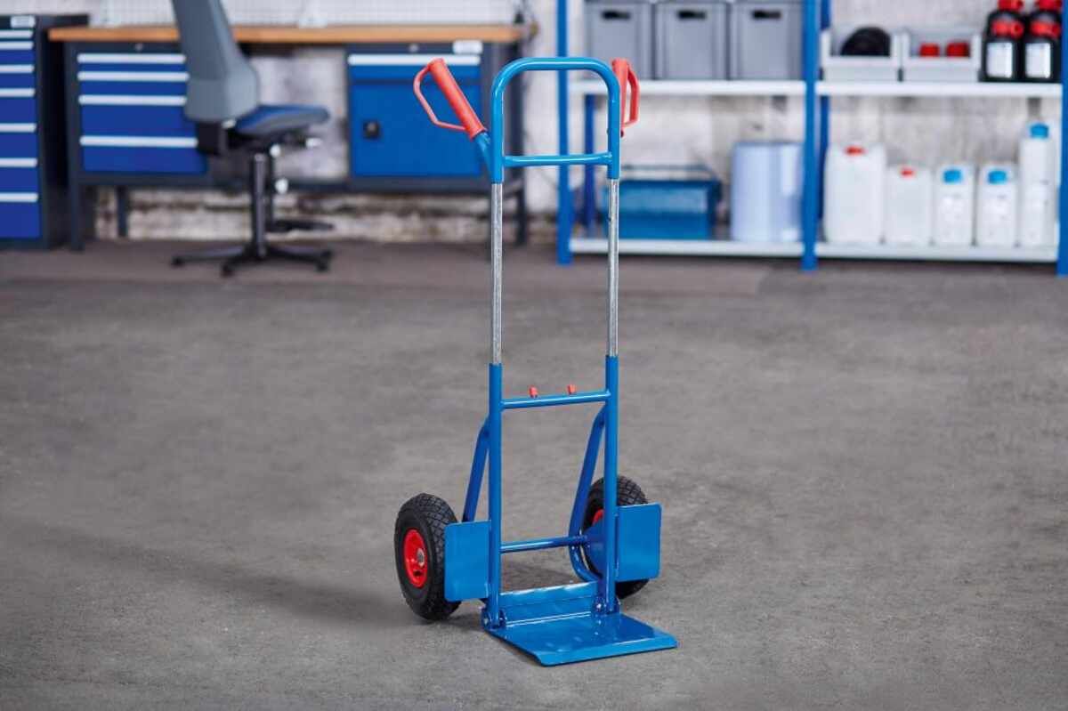 Stahlrohr-Klappkarre 200kg,Luft