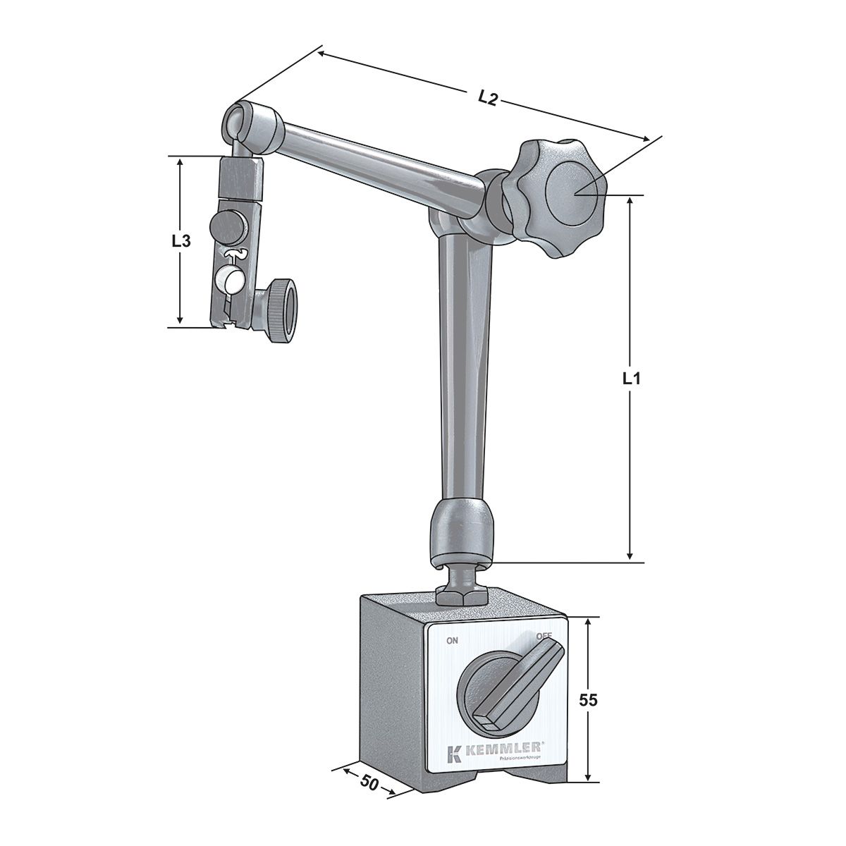 Präzisions Magnet Messstativ | 350mm