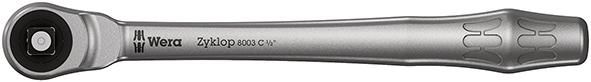 Durchsteck-Knarre ZYKLOP metal push 1/2" Wera