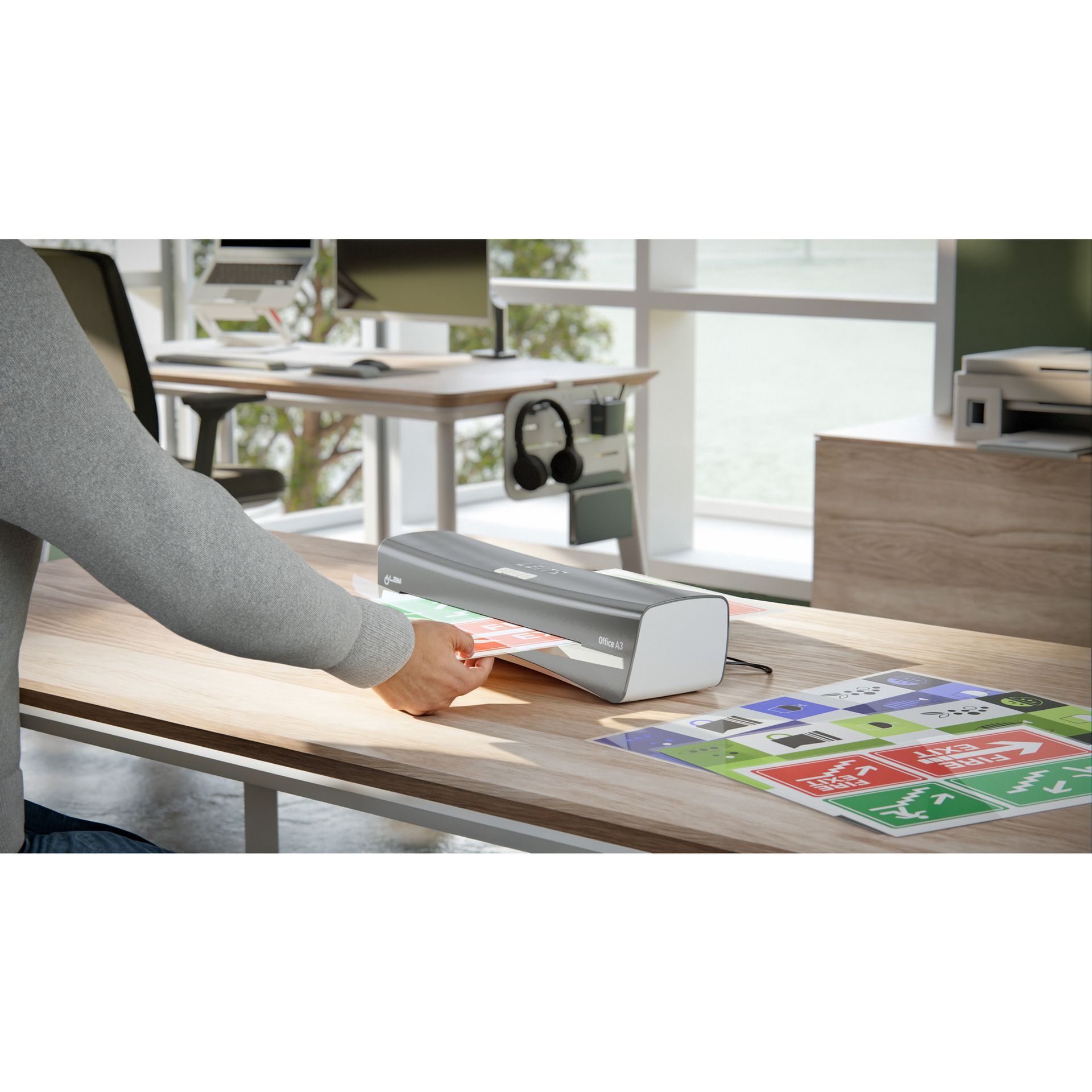 Laminiergerät iLAM Office DIN A3 weiß/silber