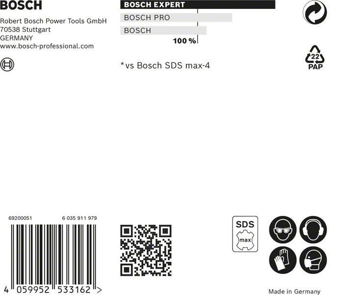 Bosch EXPERT SDS max-8X Hammerbohrer