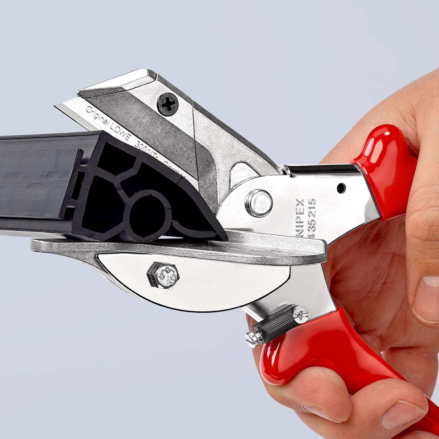 KNIPEX Gehrungsschere für Kunststoff- und Gummiprofile