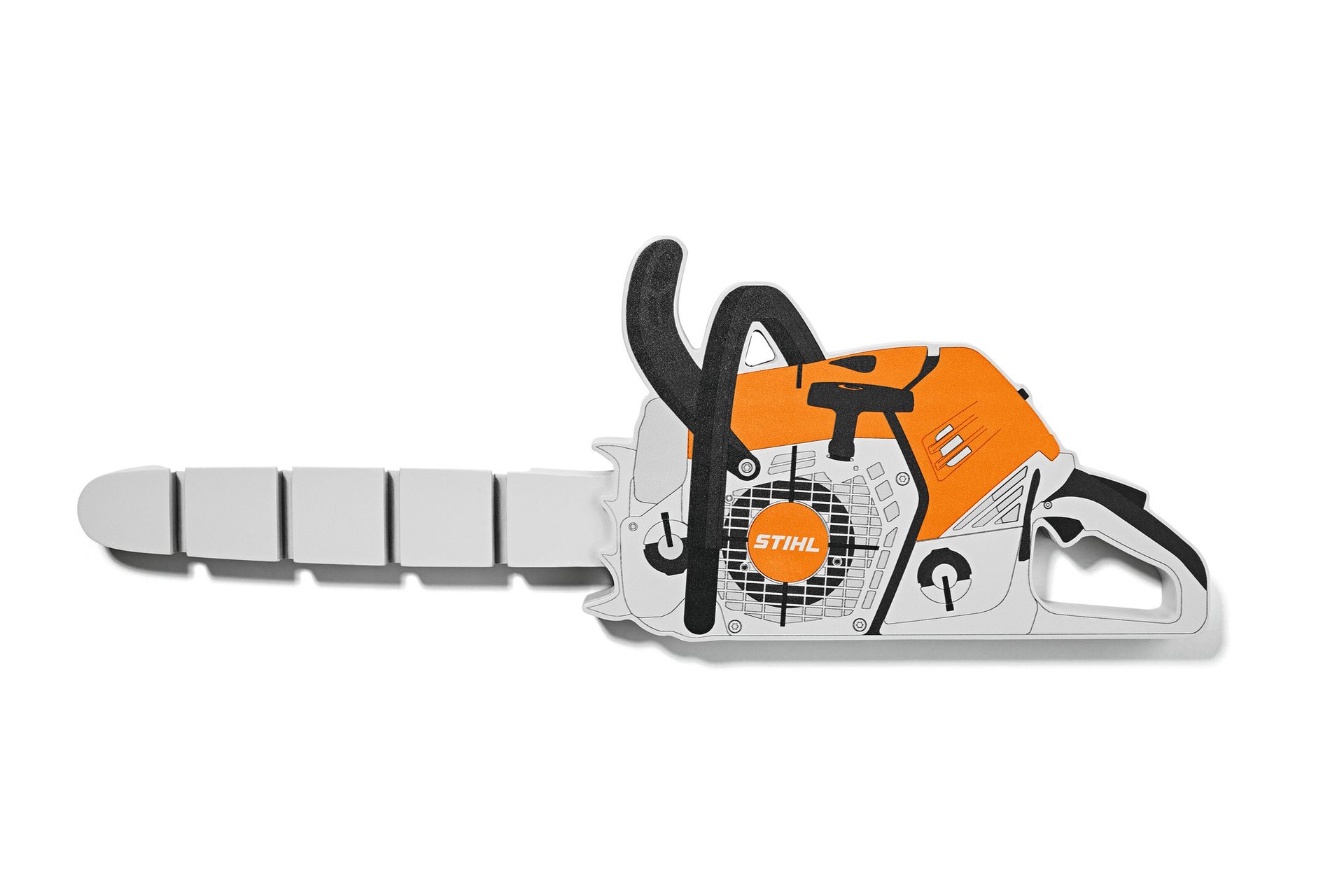 STIHL Schlüsselbrett Motorsäge + Magnet