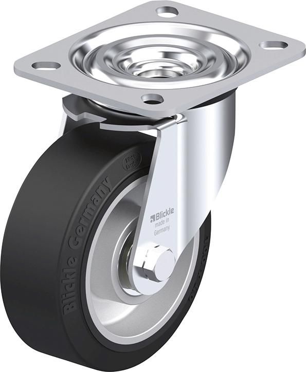 Lenkrolle Rad-D100mm Gummi L-ALEV 100K