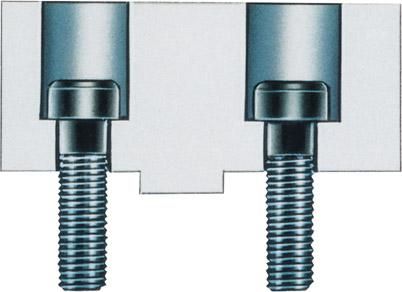 Schraube für AufsatzbackeGr.100mm M6x16 RÖHM