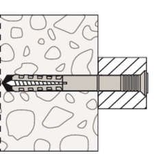 Nageldübel N 5x50/25 S (100)