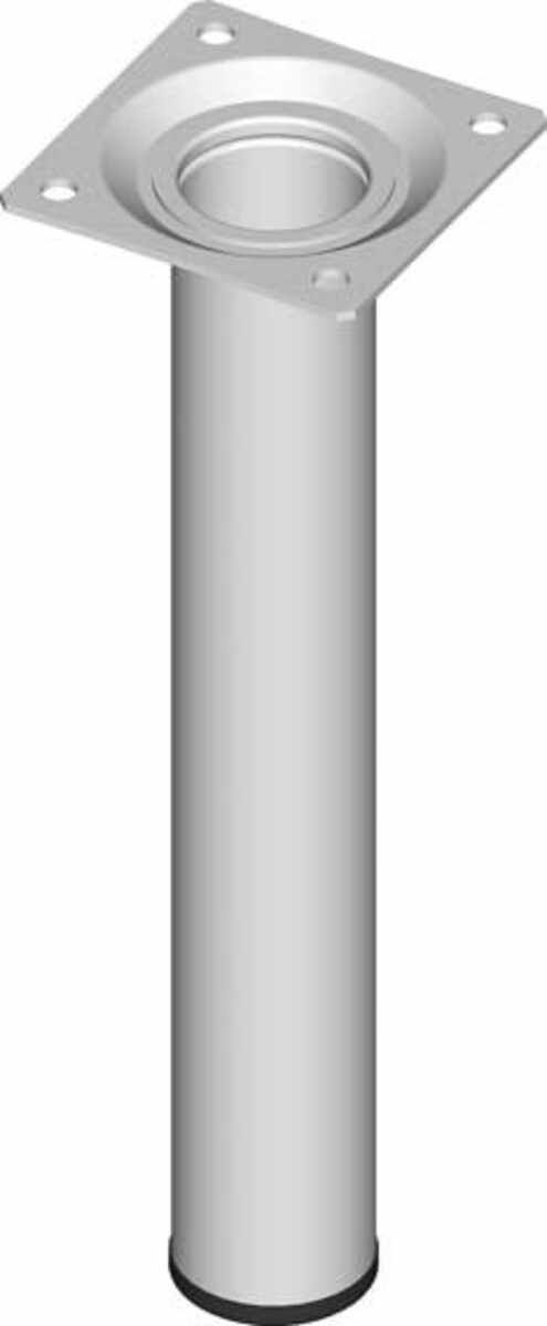 Stahlrohrmöbelfüsse weiss 200mm rd.30mm