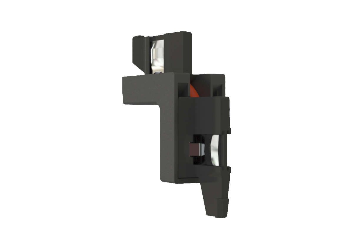 ledlinX Winkelverbinder schwarz 18x18 mm