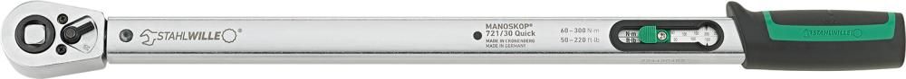 Drehmomentschlüssel 721/30Q 60- 300Nm 1/2" Stahlwille