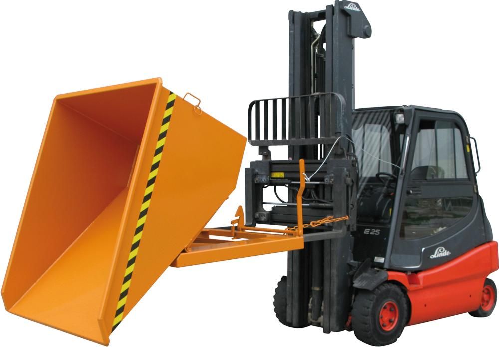 Muldenkippbehälter 300 l B680xT1450xH725 mm RAL2004,Tragkraft 1000kg 300 Liter, RAL 2004