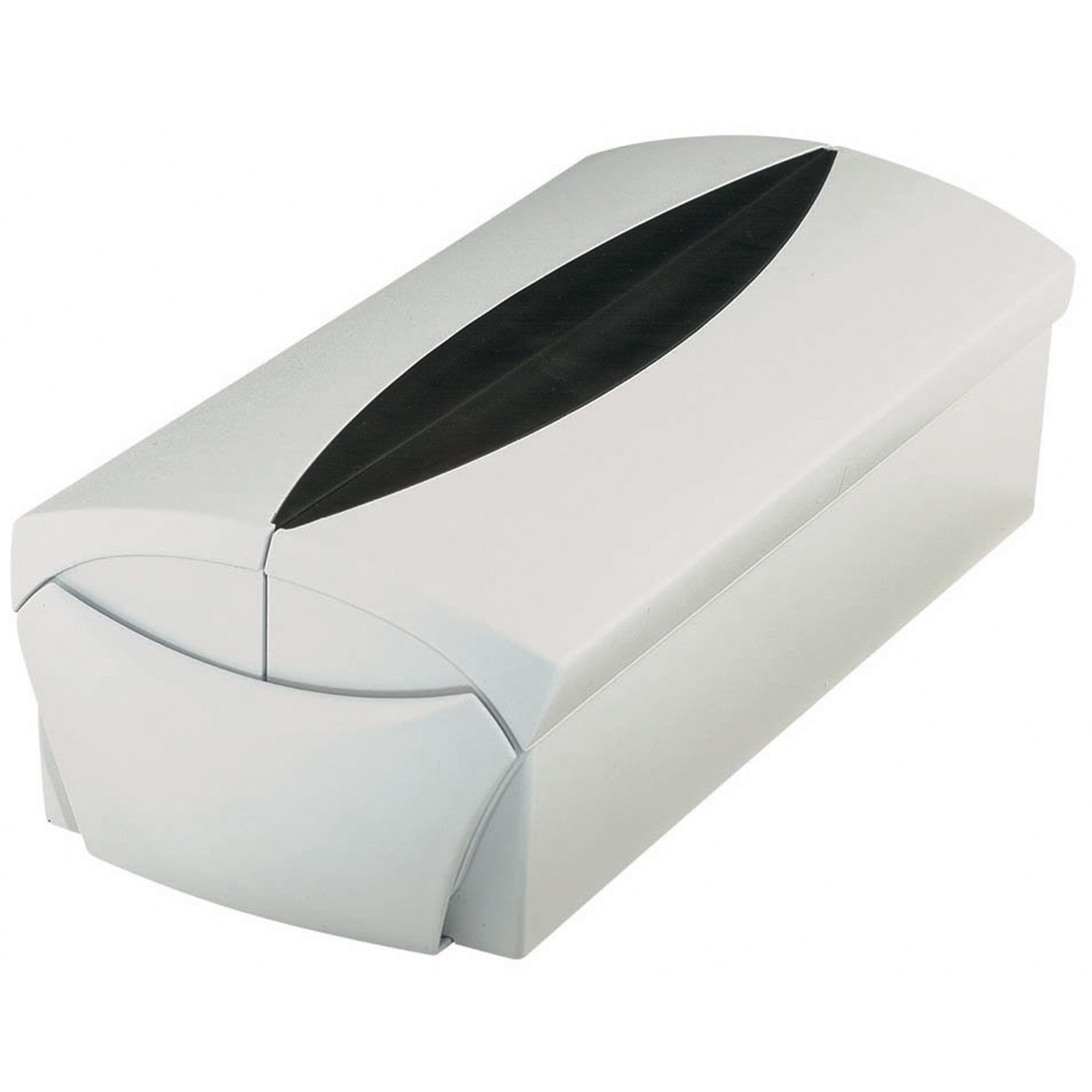 Visitenkartenbox VIP  500Karten sw/gr +Register