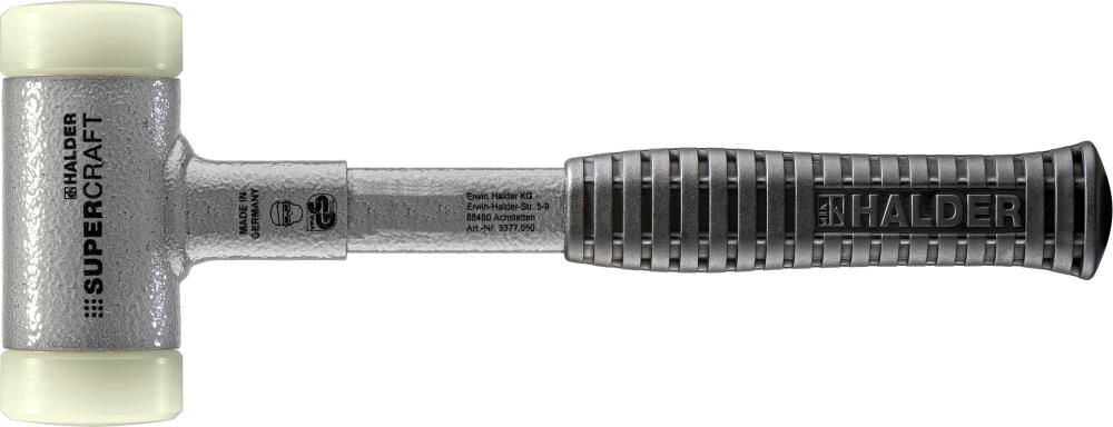 Schonhammer mit Stahlrohrstiel rückschlagfrei 35 mm HALDER