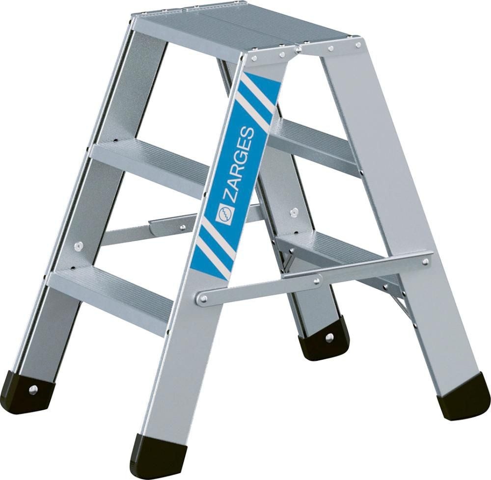 Stufenleiter Seventec B 2x3 Stufen Leiterlänge 0,74 m Arbeitshöhe 2,25 m ZARGES