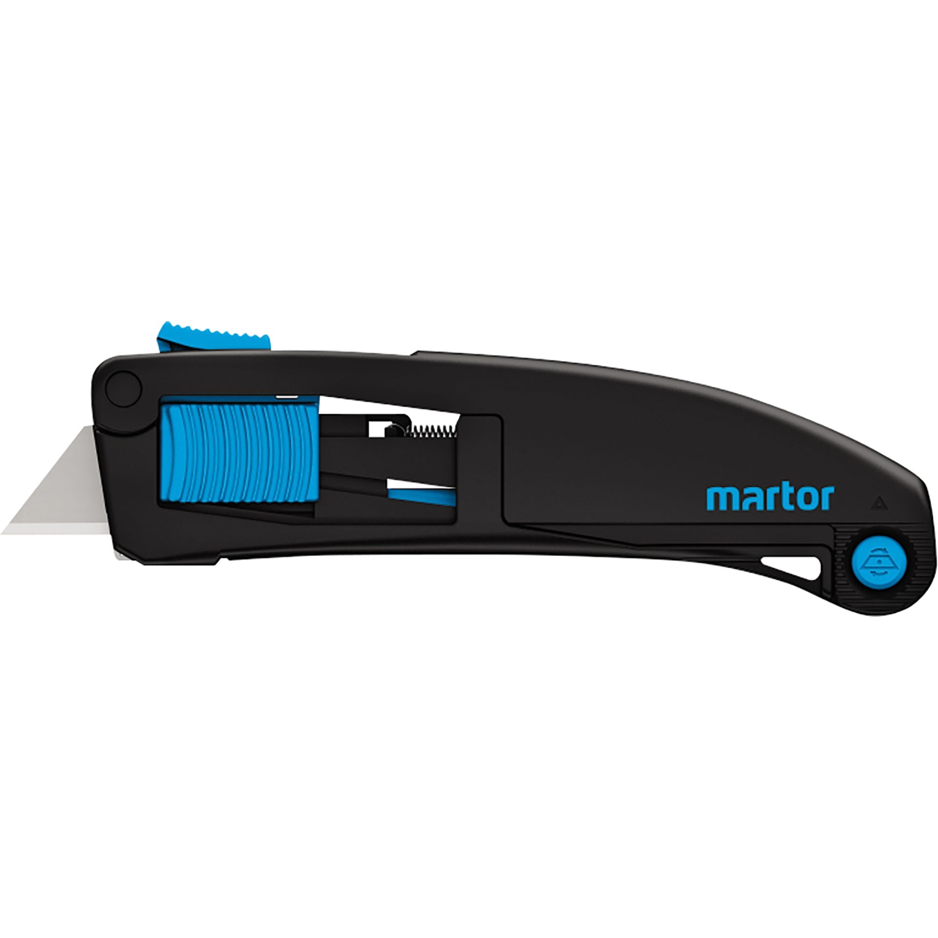 Sicherheitsmesser Secupro Maxisafe schwarz/blau
