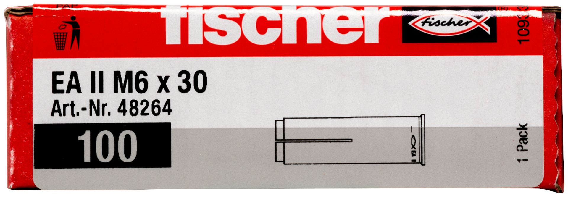 Einschlaganker EA II M6x30