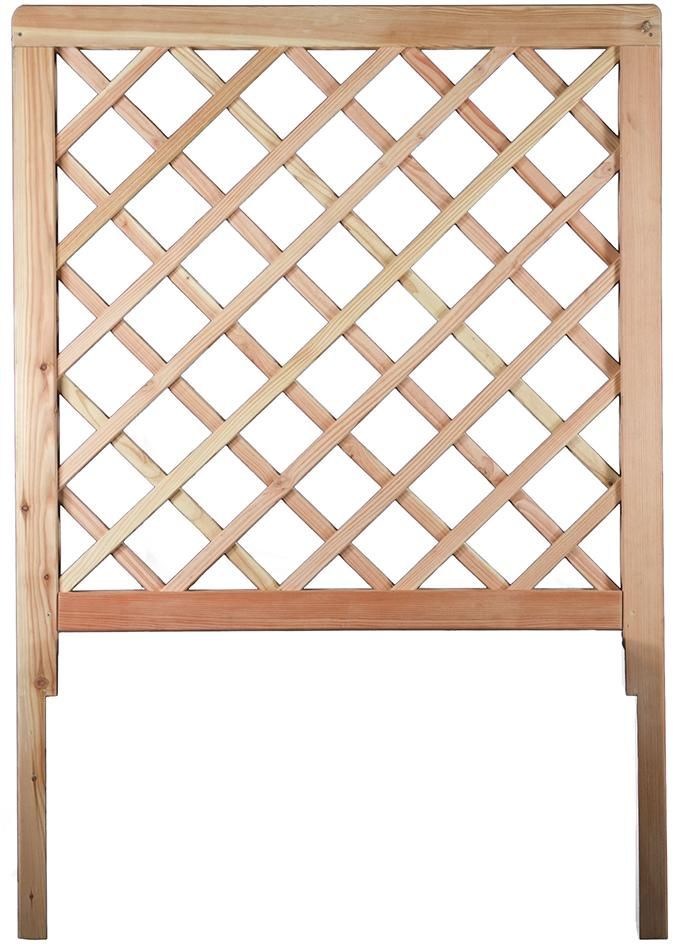 STOCKHOLM Rankgitter B 104 x H 150 cm, Rahmen 44/68 mm Lärche V2A verschraubt