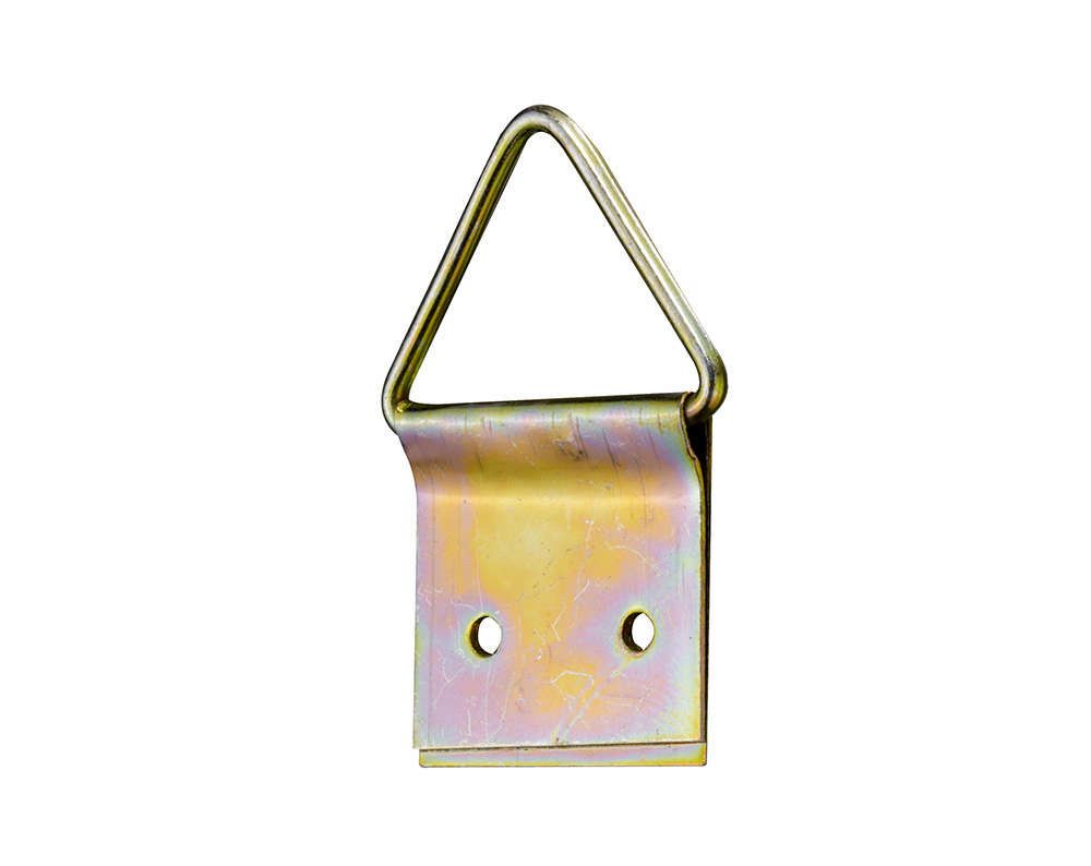 Bilderklappösen Eisen vermessingt 12 x 12mm