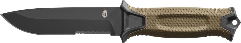 Strongarm Fixed Coyote Serrated
